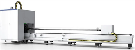 Automatic 2 Chuck Metal Round/Square Tube/Pipe Fiber Laser Cutting Machine